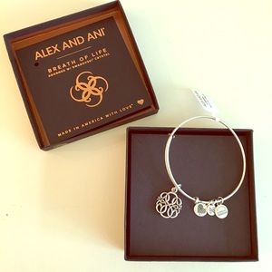 Alex and Ani Breath of Life bracelet, silver
